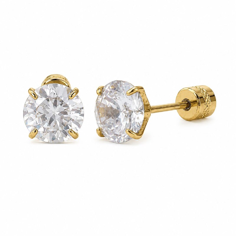ARITOS DE ENCHAPE PARA DAMA 0.5CM (DUPE DE PANDORA)