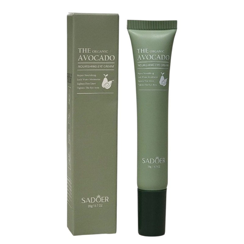 CREMA FACIAL PARA EL CONTORNO DE OJOS HIDRATANTE Y REPARADOR CON EXTRACTO DE AGUACATE SADOER 20G