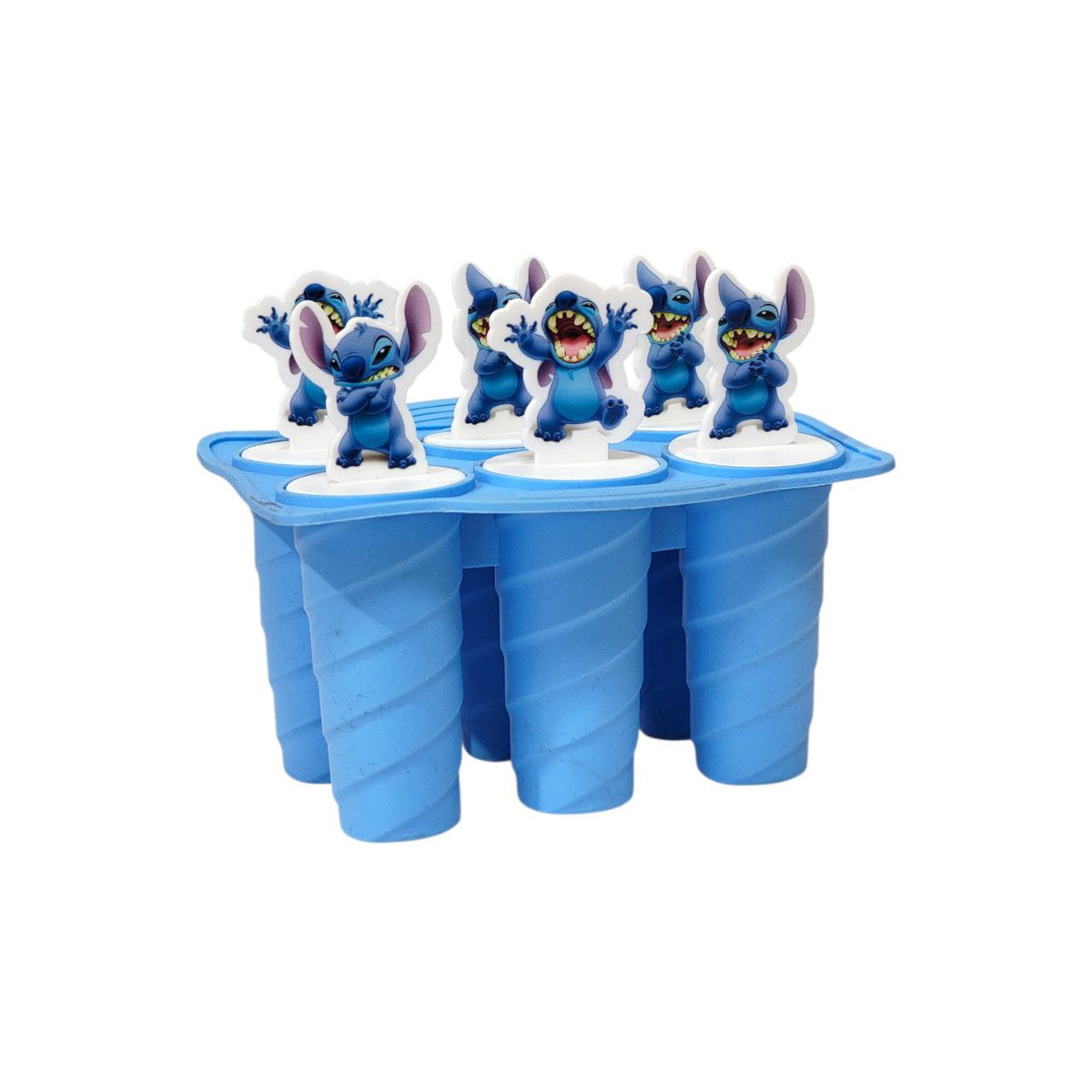 MOLDES DE SILICONA PARA PALETAS DE STITCH DISNEY 9X15CM