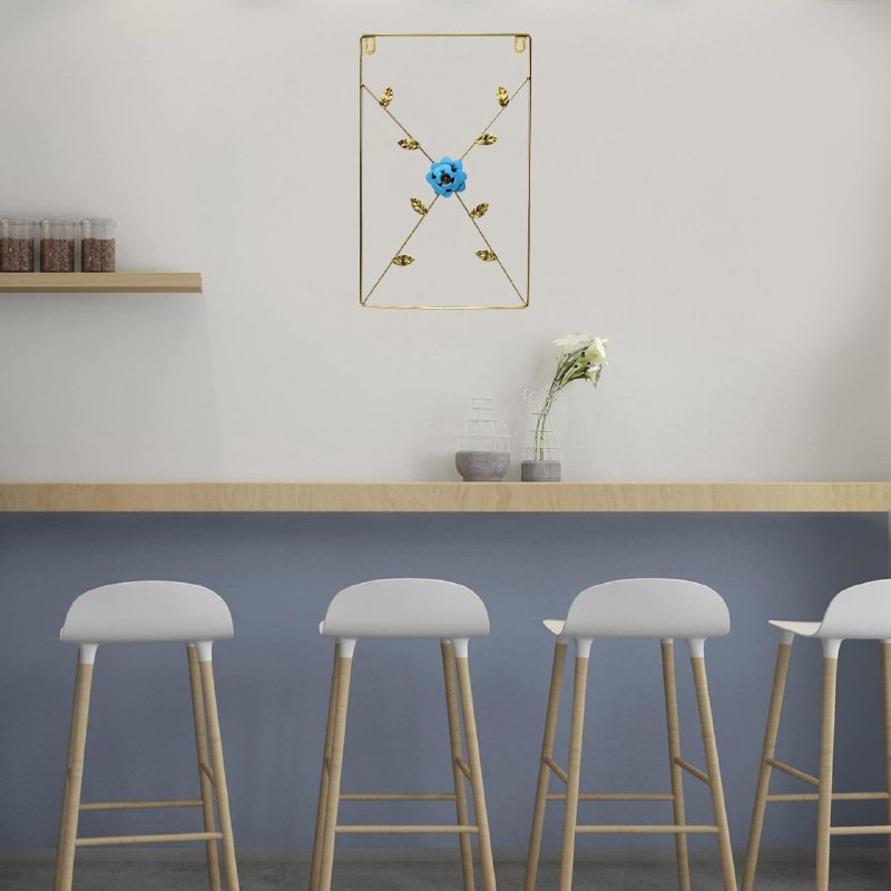 DECORACION CUADRO DECORATIVO DE METAL PARA PARED 25X40CM