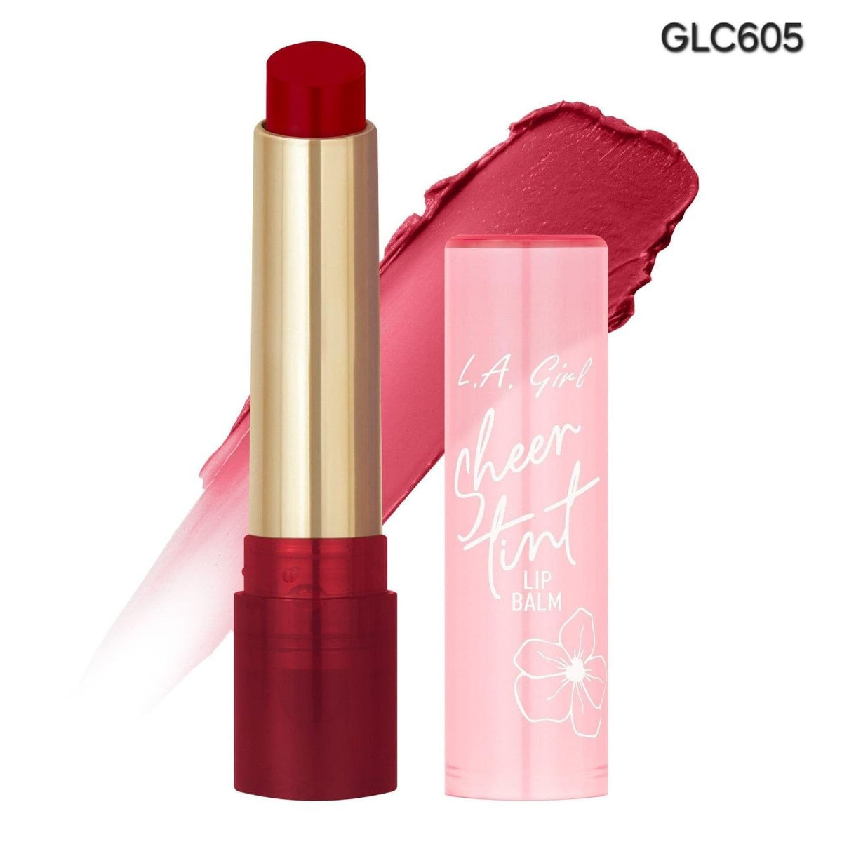 BALSAMO LABIAL CON TINTE HIDRATANTE TONO GLC605 SHEER BERRY SHEER TINT LIP BALM L.A. GIRL 2G