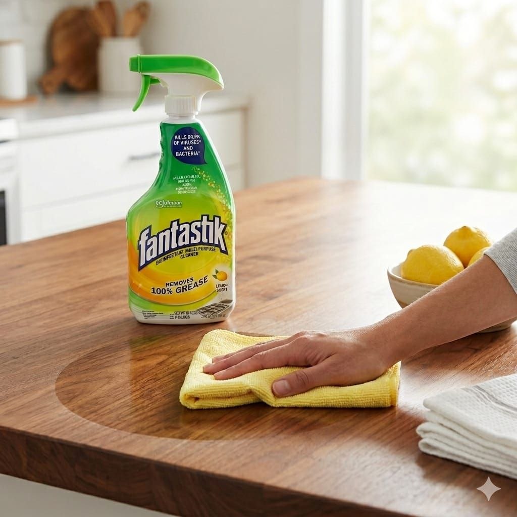 LIMPIADOR DESINFECTANTE EN SPRAY MULTIUSOS DE ALTA EFICIENCICA FANTASTIK 946ML