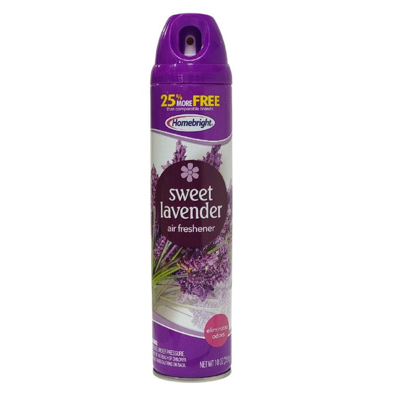 AMBIENTADOR AROMATIZANTE EN SPRAY AROMA LAVANDA Y FRUTOS ROJOS HOMEBRIGHT 283G