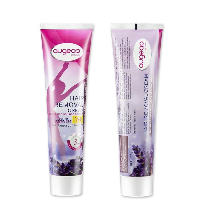 CREMA CORPORAL DEPILADORA CON EXTRACTO DE PLANTAS NATURALES AUGEAS 120G