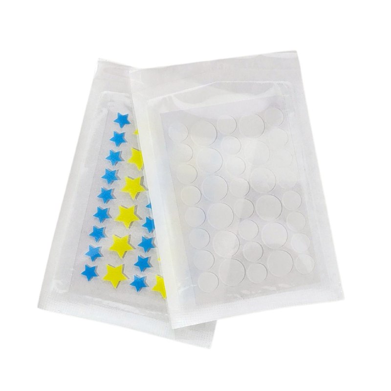 PARCHES PARA EL ACNE REDONDO Y ESTRELLA SADOER 36 PCS