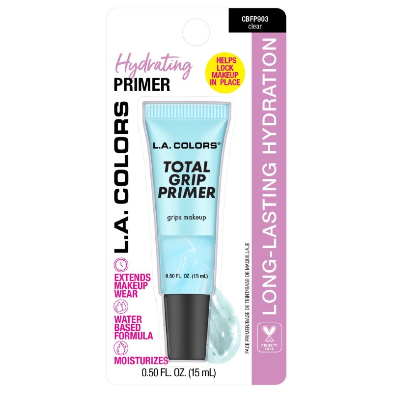 PREBASE FACIAL HIDRATANTE FIJADORA TOTAL GRIP PRIMER L.A. COLORS 15ML
