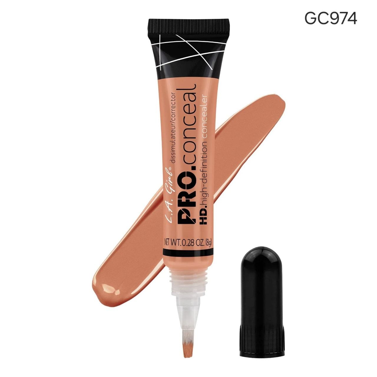 CORRECTOR LÍQUIDO TONO GC974 NUDE PRO CONCEAL L.A. GIRL 8G