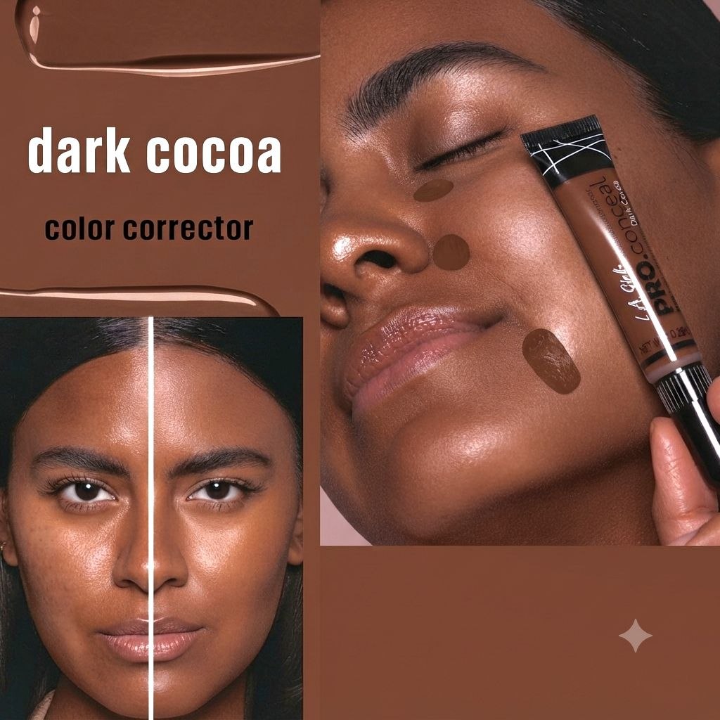 CORRECTOR LÍQUIDO TONO GC988 DARK COCOA PRO CONCEAL L.A. GIRL 8G