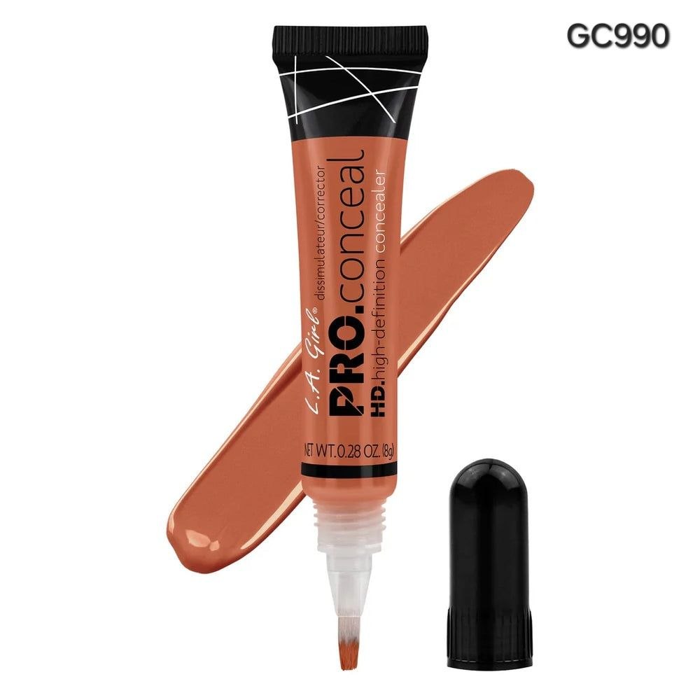 CORRECTOR DE COLOR LÍQUIDO COLOR NARANJA TONO GC990 PRO CONCEAL L.A. GIRL 8G