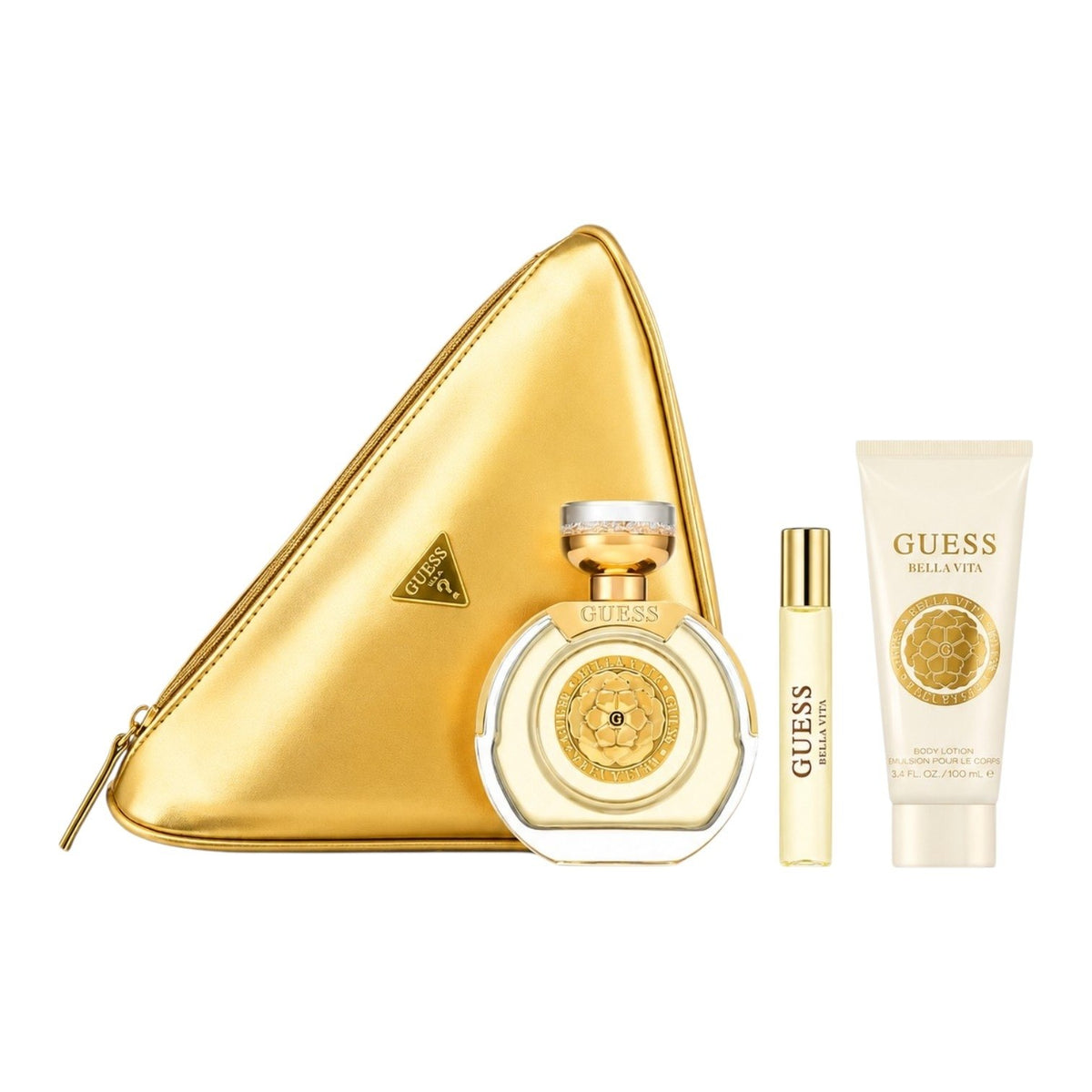 SET GUESS BELLA VITA EDP 100ML EDP 15ML CREMA CORPORAL 100ML ESTUCHE (M)