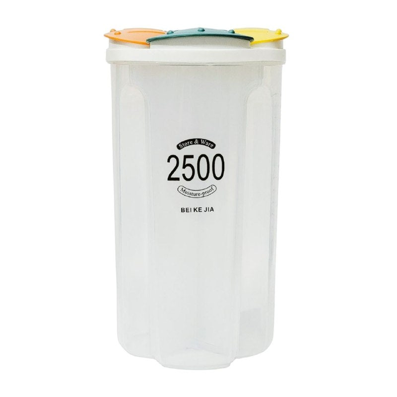RECIPIENTE DE ALMACENAMIENTO PARA ALIMENTOS HERMETICO MULTIDIVISION 2500ML