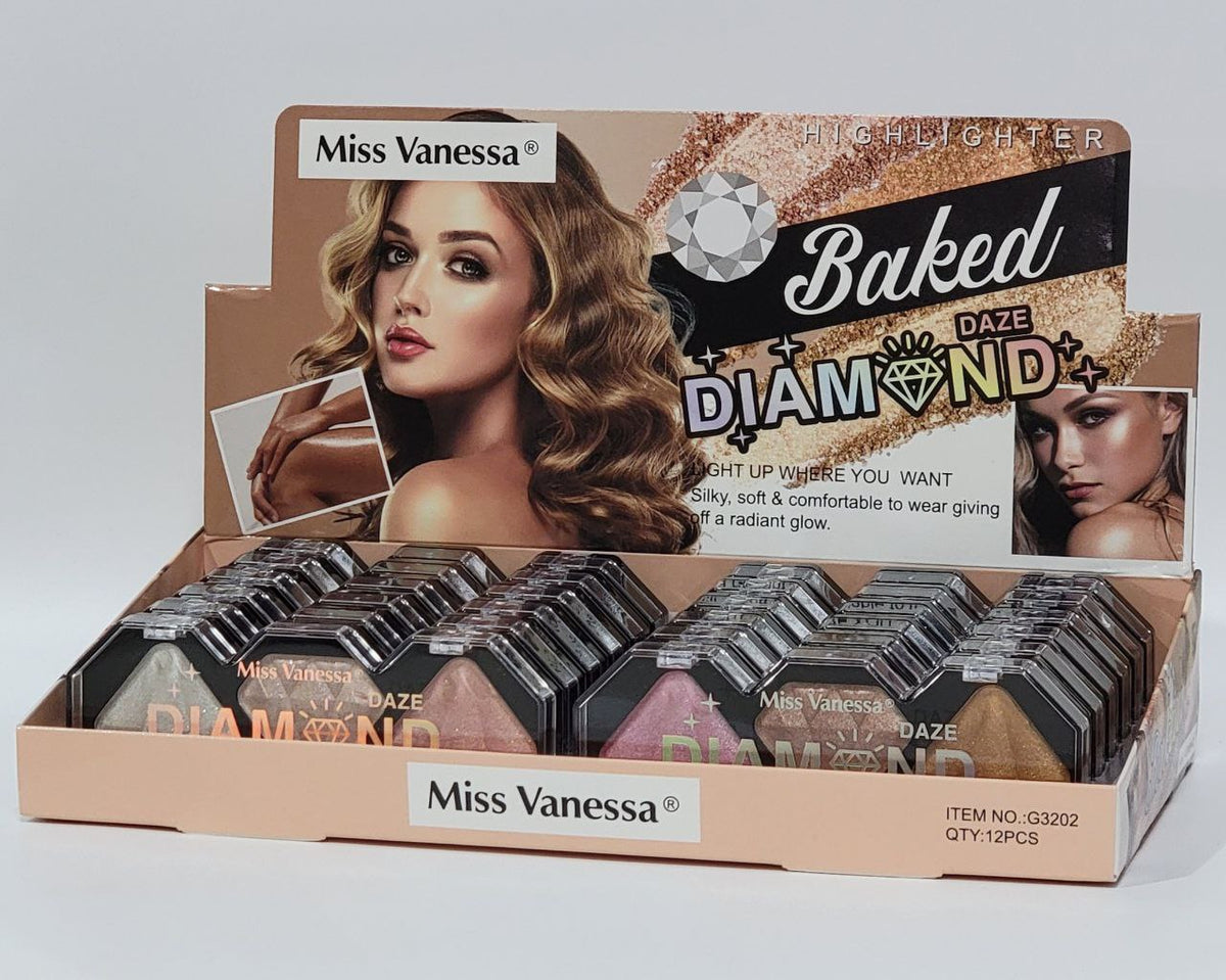 ILUMINADOR, ILUMINA DONDE QUIERAS, SUAVE Y COMODO MISS VANESSA BAKED DIAMOND DAZE 12G