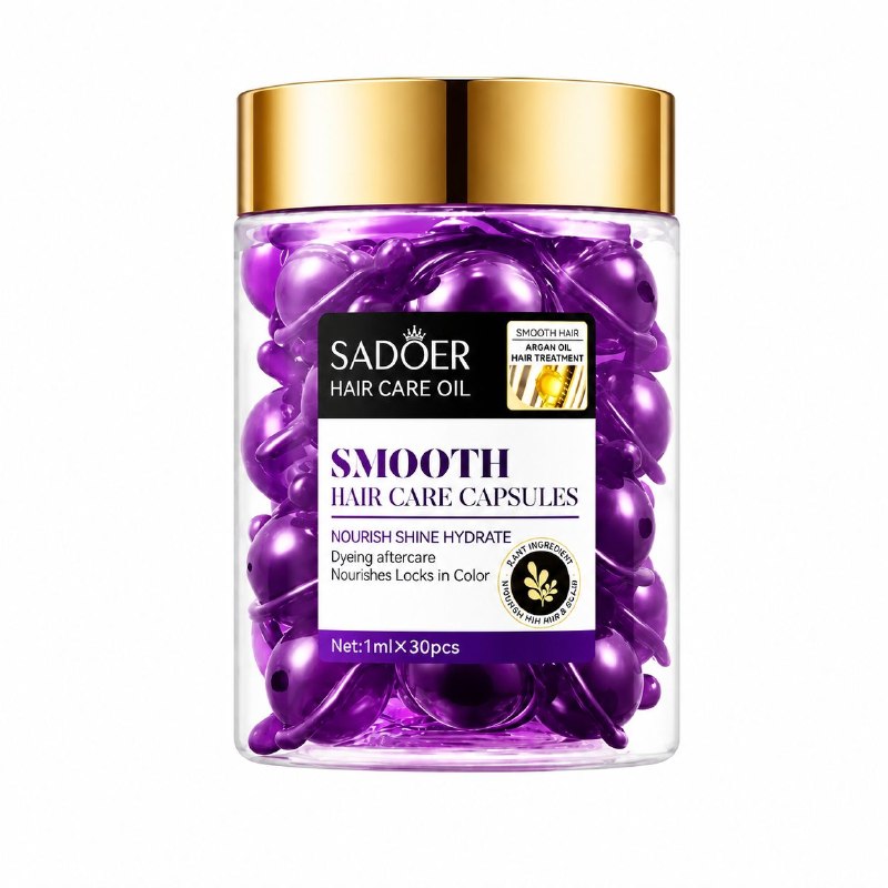 ACEITE PARA EL CUIDADO DEL CABELLO TRATAMIENTO POSTERIOR AL TEÑIDO CÁPSULAS SADOER 30PCS