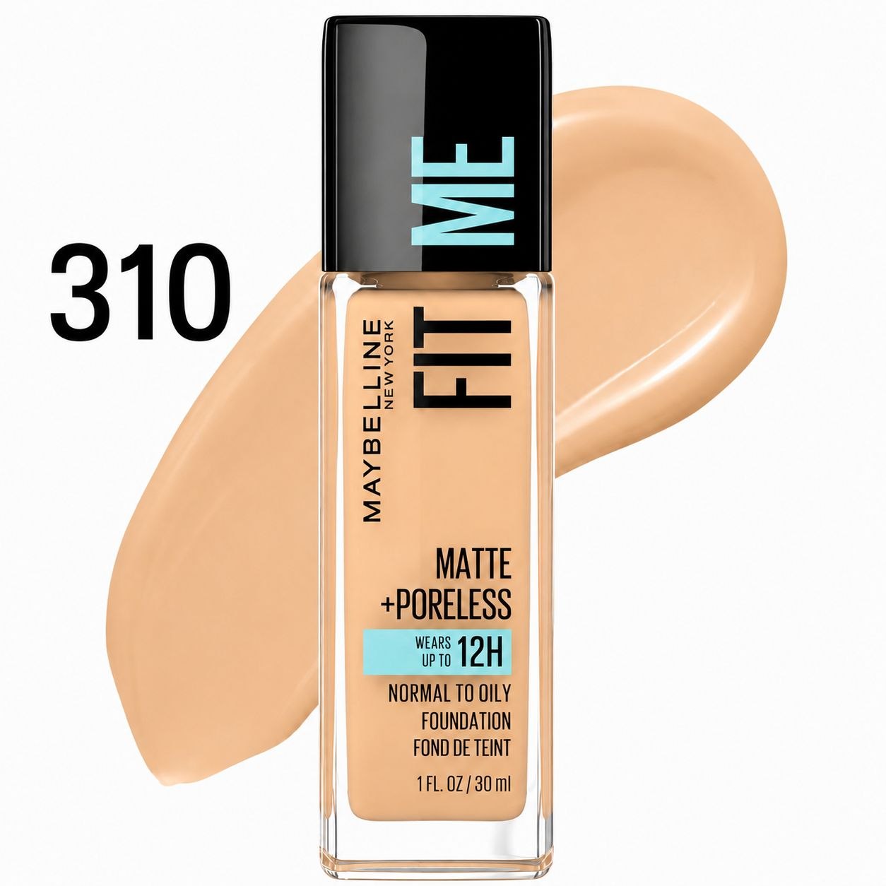 BASE DE MAQUILLAJE FIT ME MATTE 310 SUN BEIGE MAYBELLINE NEW YORK 30ML