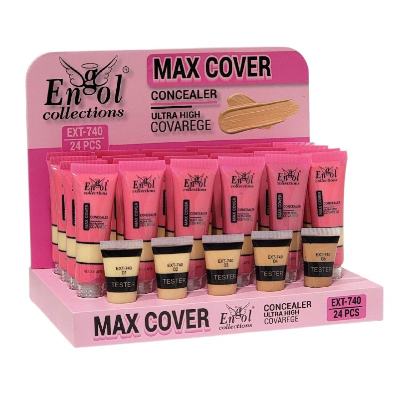 BASE DE MAQUILLAJE CORRECTORA QUE DISIMULA LAS IMPERFECCIONES DE LA PIEL, ACABADO NATURAL CON VITAMINA E ENGOL COLLECTIONS, 5 TONOS 20ML