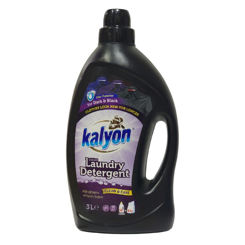 DETERGENTE LIQUIDO PARA LAVAR ROPA OSCURA O NEGRA KALYON 3L