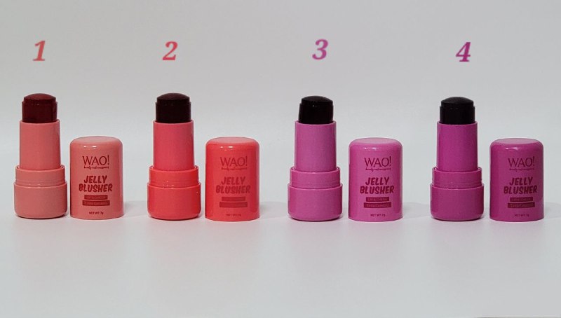 BLUSH RUBOR PARA LABIOS Y MEJILLAS COLOR NATURAL WAO BEAUTY AND ACCESORIES JELLY BLUSH 7G