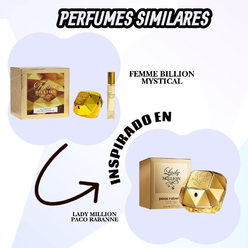 SET MYSTICAL FEMME BILLION EDP 80ML, MINI EDP 20ML (M)