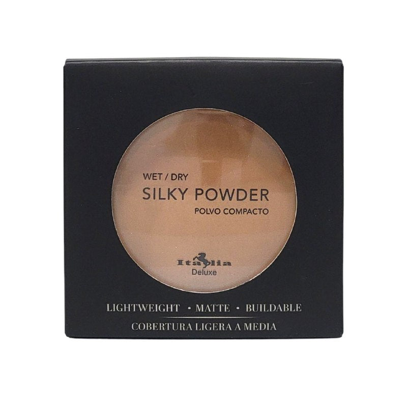 POLVO COMPACTO LIGERO MATE TONO 12 CANELA ITALIA DELUXE 8G