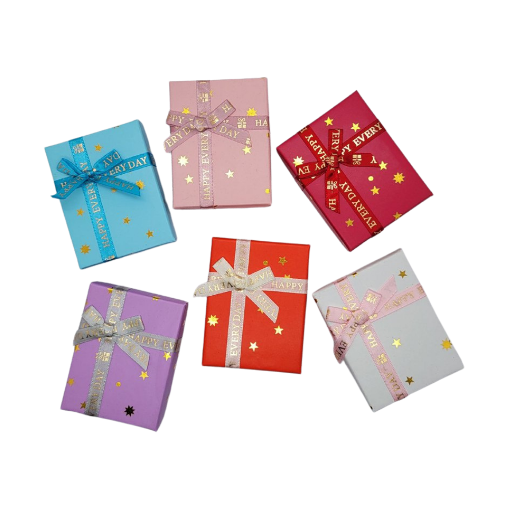 CAJA DE REGALO PARA SET DE JOYERIA MEDIDA 5X8