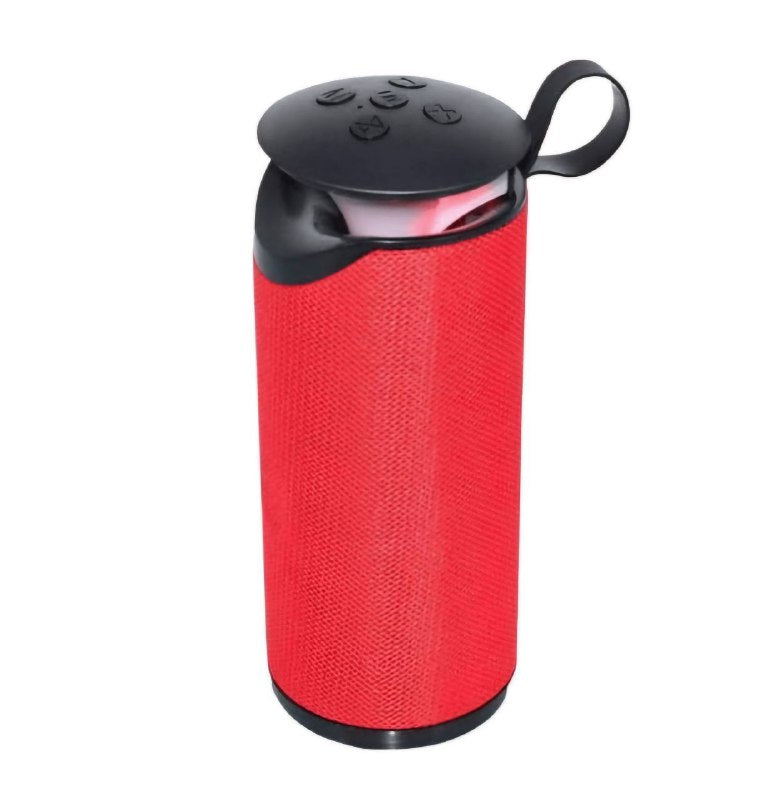 PARLANTE ALTAVOZ BLUETOOTH DE TELA CON LED 5WX2RMS GT-112+