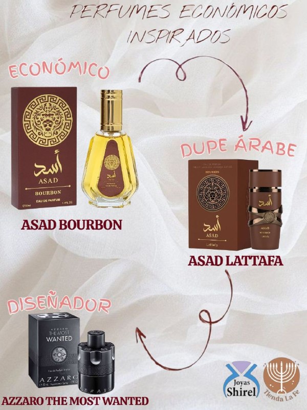 PERFUME ECONOMICO ARABE ASAD BOURBON 50ML