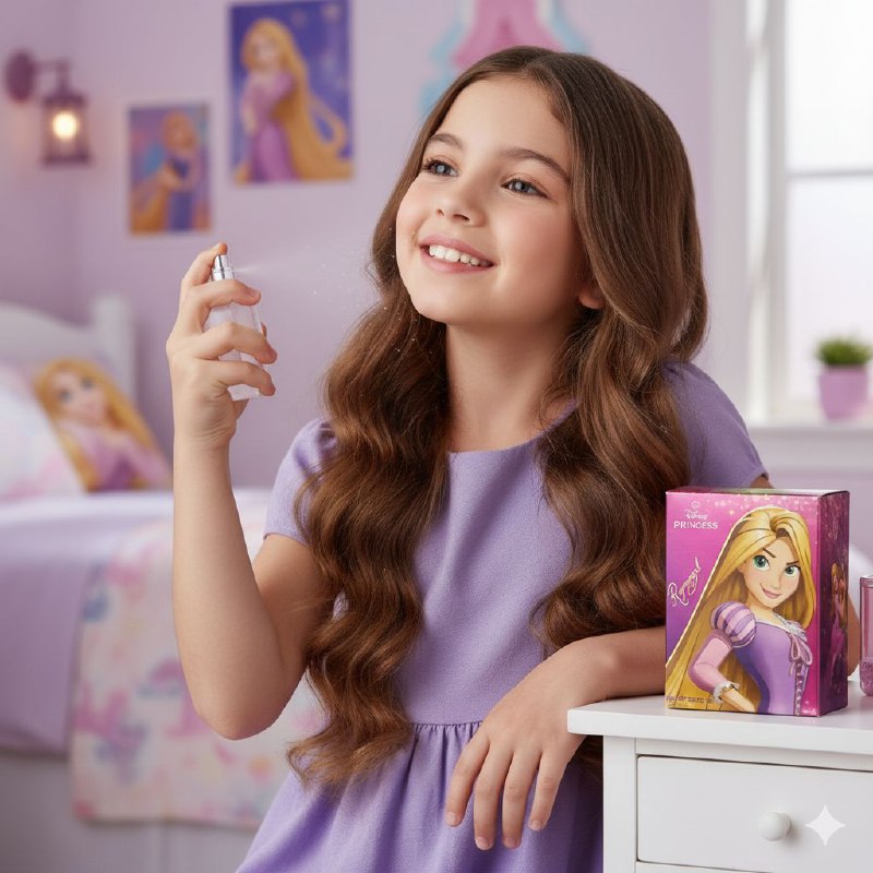 PERFUME PARA NIÑA DISNEY PRINCESS RAPUNZEL EDT 50ML (M)
