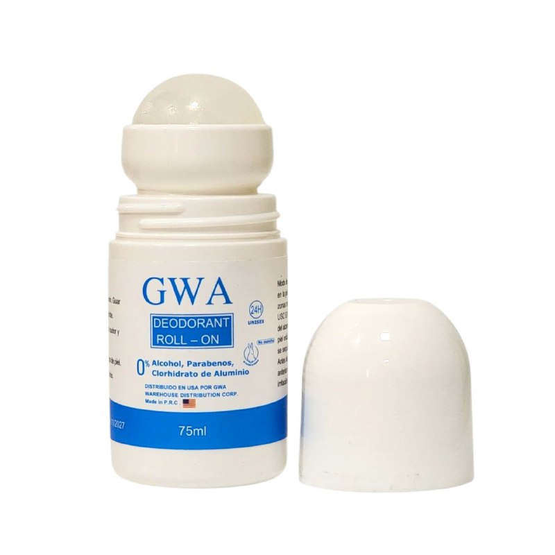 DESODORANTE ROLL-ON NATURAL CON PIEDRA DE ALUMBRE GWA CORPORATION 75ML
