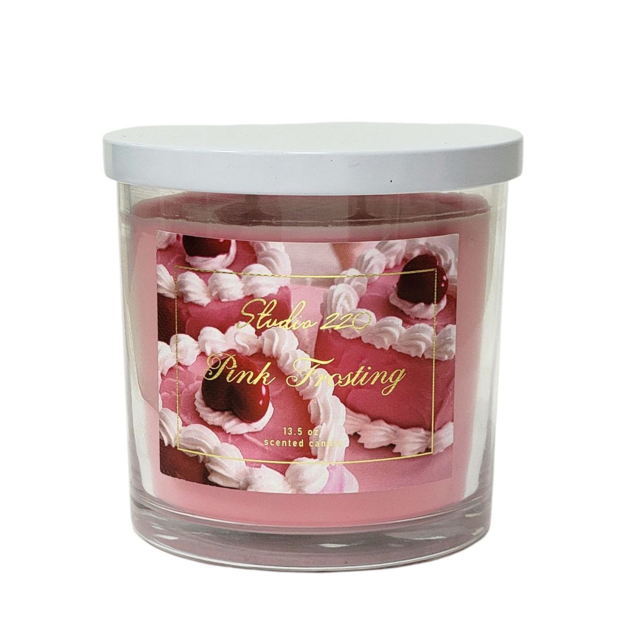 VELA AROMATICA STUDIO 220 PINK FROSTING 382G