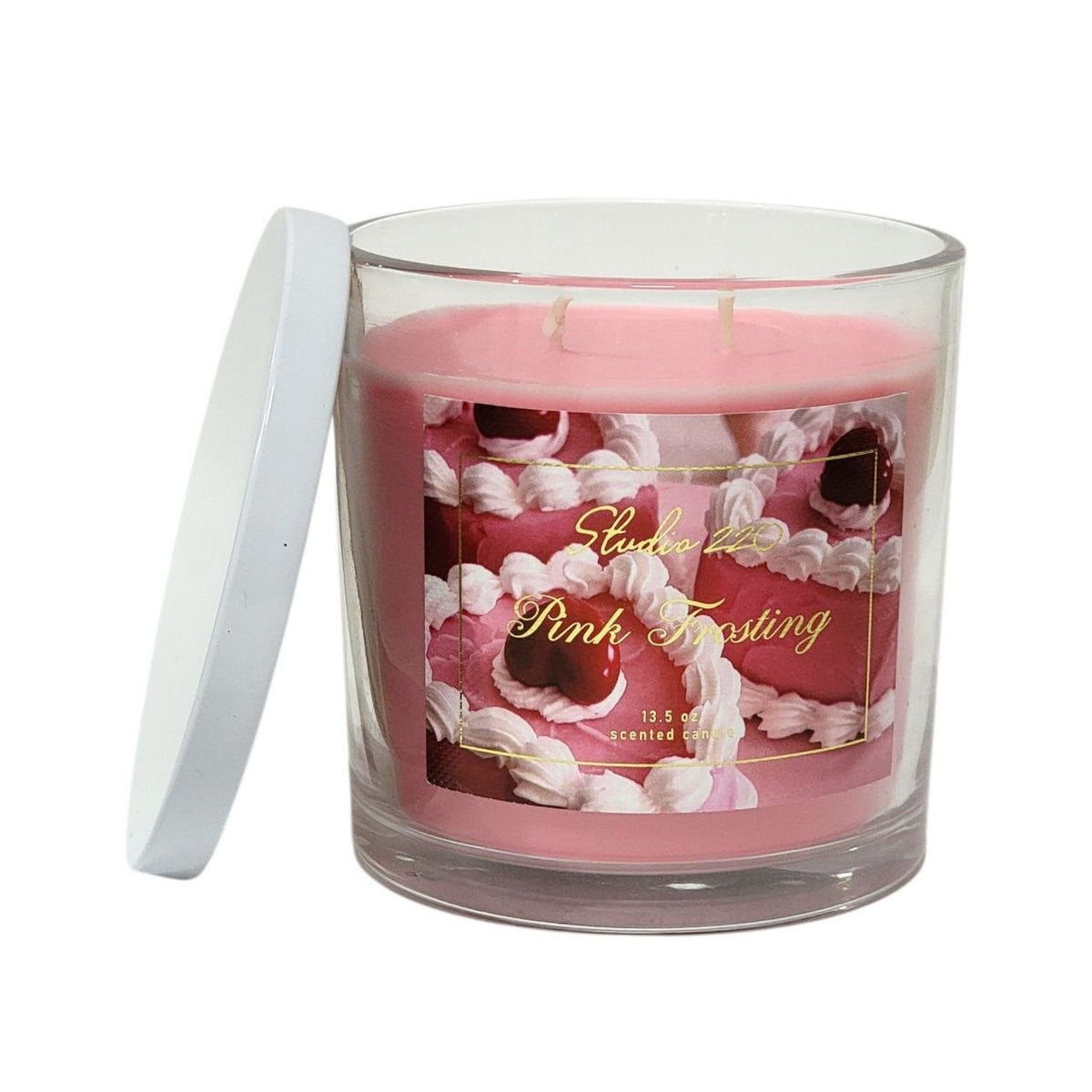 VELA AROMATICA PINK FROSTING STUDIO 220 382G