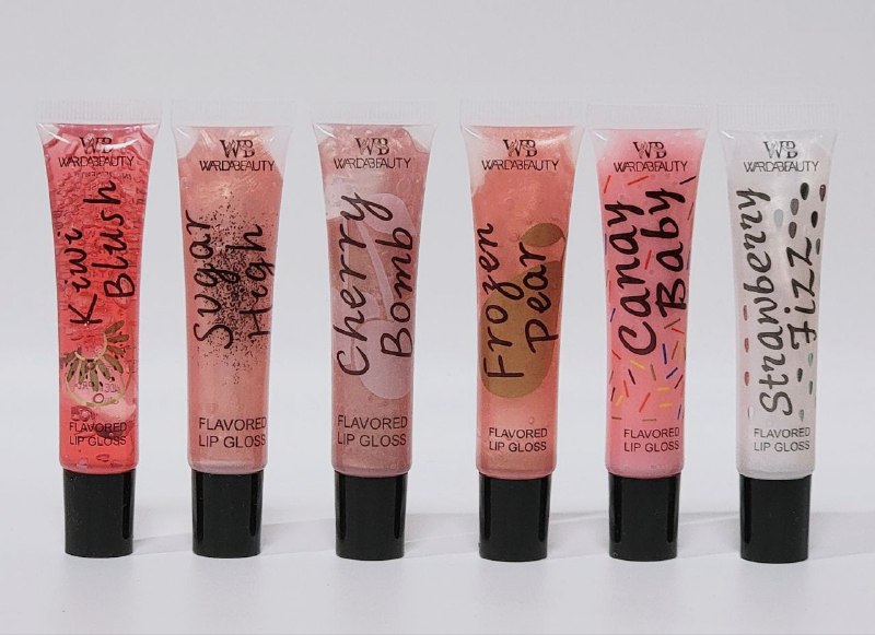 BRILLO LABIAL,DUPE VICTORIA SECRET 6 SABORES WARDABEAUTY FLAVORED LIP GLOSS