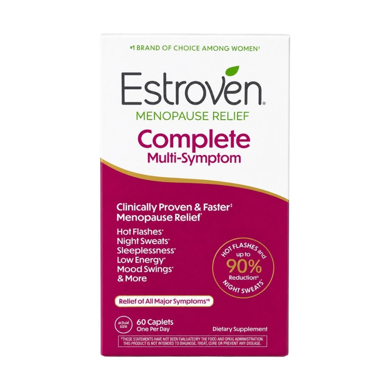 SUPLEMENTO NATURAL COMPLETO ALIVIO MULTI-SÍNTOMAS PARA LA MENOPAUSIA ESTROVEN 60 CÁPSULAS