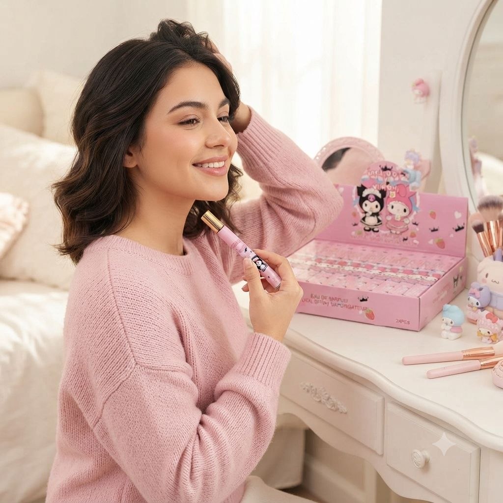 MELODY Y KURQMI PERFUME ECONOMICO DE TUBITO PARA NIÑA 35ML