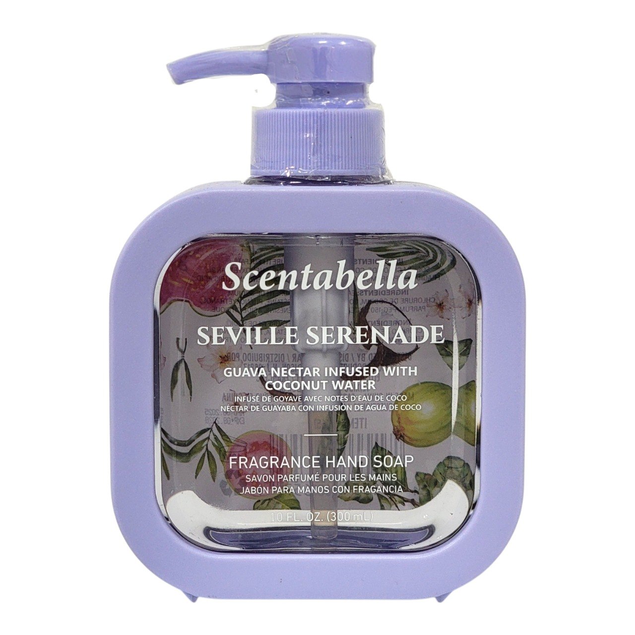 JABON LIQUIDO PARA MANOS DE NECTAR DE GUAYABA Y AGUA DE COCO SCENTABELLA 300ML