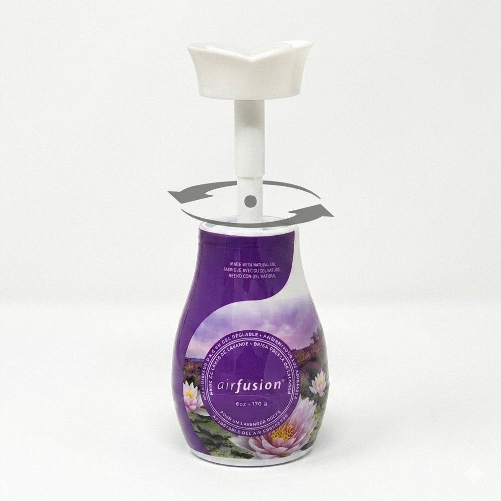 AMBIENTADOR DE GEL AJUSTABLE AROMA A LAVANDA AIRFUSION 170G