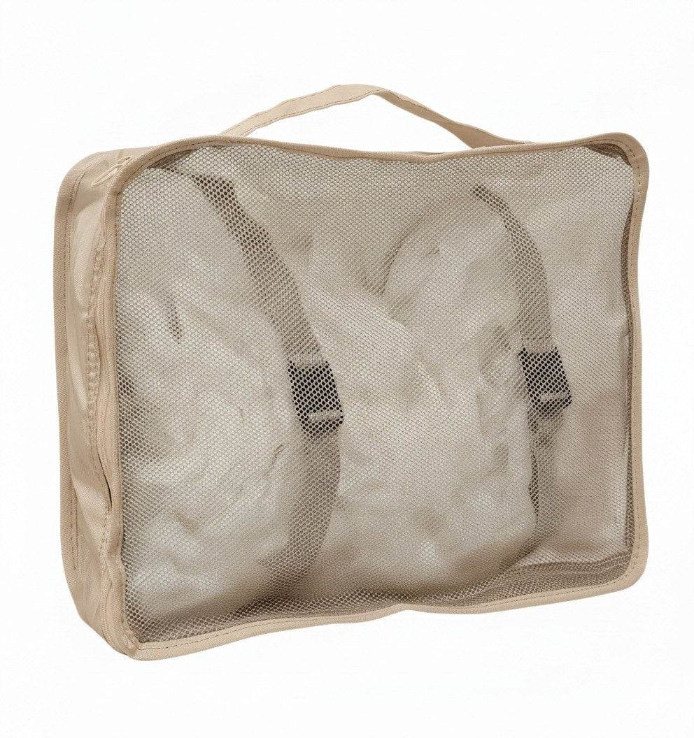 ORGANIZADOR CUBO DE ALMACENAMIENTO Y COMPRESION PARA TRANSPORTE CLOSET ESSENTIALS 12X9X4CM