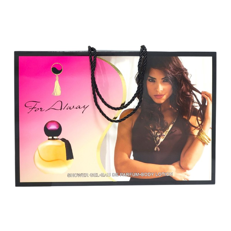 SET FOR ALWAY EDT 80ML, EDT 15ML, BODY MIST 100ML, BODY LOTION 150ML, SHOWER GEL 150ML (M)