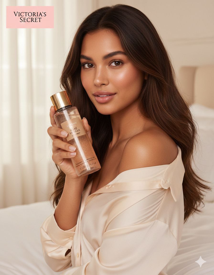 VICTORIAS SECRET SPLASH BARE VANILLA SHIMMER 250ML (M)