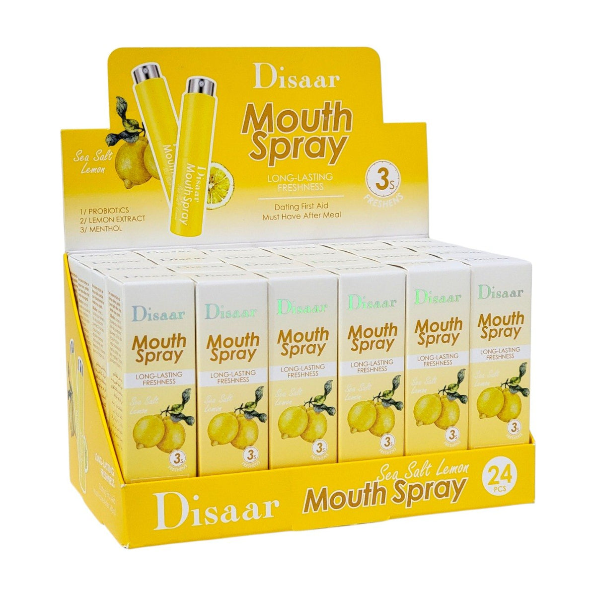 SPRAY BUCAL REFRESCANTE DE ALIENTO SABOR LIMON DISAAR 10ML