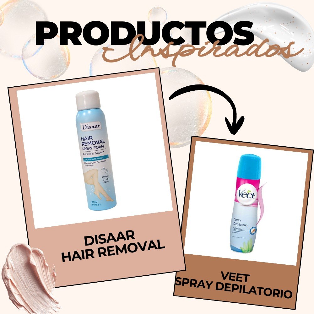 ESPUMA DEPILADORA EN SPRAY HIDRATANTE CON EXTRACTO DE LIMON Y ACEITE DE ARGAN DISAAR 150ML