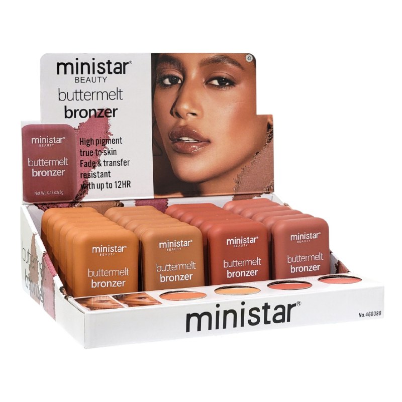 BRONCEADOR RUBOR COLORIDO TONOS VIBRANTES ACABADO MATTE NATURAL MINISTAR 8G (DUPE DE NYX)
