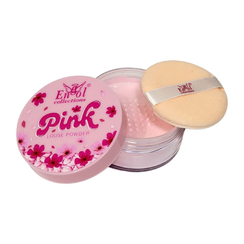 POLVOS DE MAQUILLAJE DUPE SHEGLAM SUELTO TRANSLUCIDO Y FIJADOR, SELLA EL MAQUILLAJE, SON MATIFICADORES Y DIFUMINADORES, EFECTO MATE Y PROLONGA LA DURACION ENGOL COLLECTIONS 8G