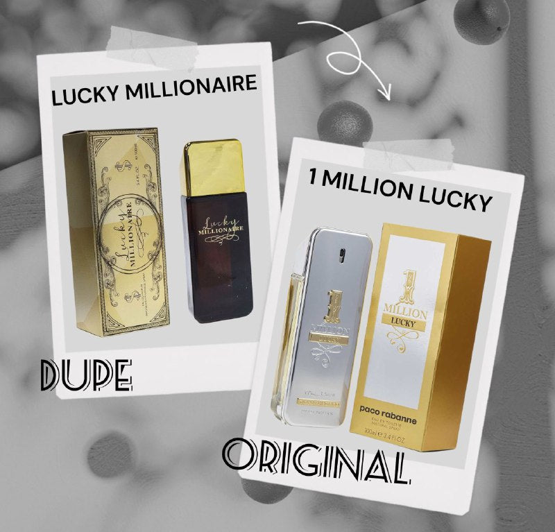 LUCKY MILLIONAIRE EDP 100ML (H) (AROMA SIMILAR PACO RABANNE 1 MILLION EDT)