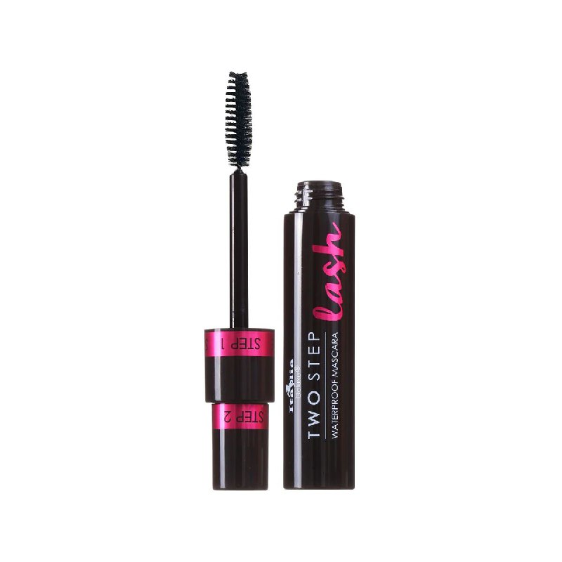 RIMEL 2 EN 1 VOLUMEN Y ALARGADOR RESISTENTE AL AGUA ITALIA DELUXE 10G