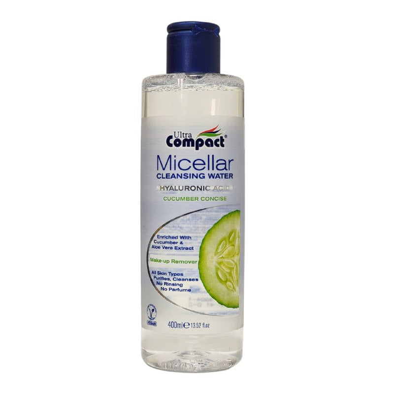 AGUA MICELAR LIMPIADORA ULTRA COMPACT 400ML