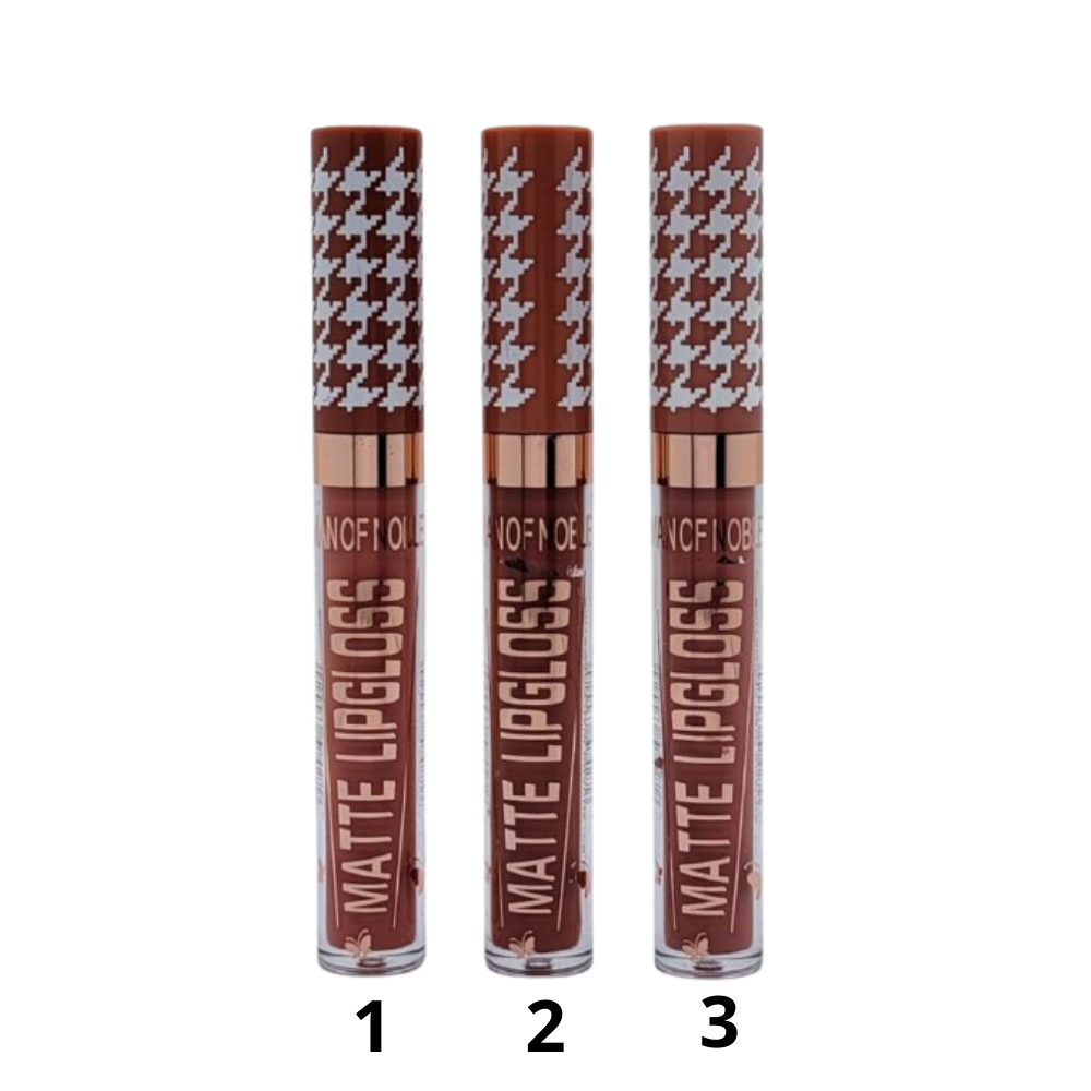 BRILLO LABIAL MATTE 3 TONALIDADES IMAN OF NOBLE
