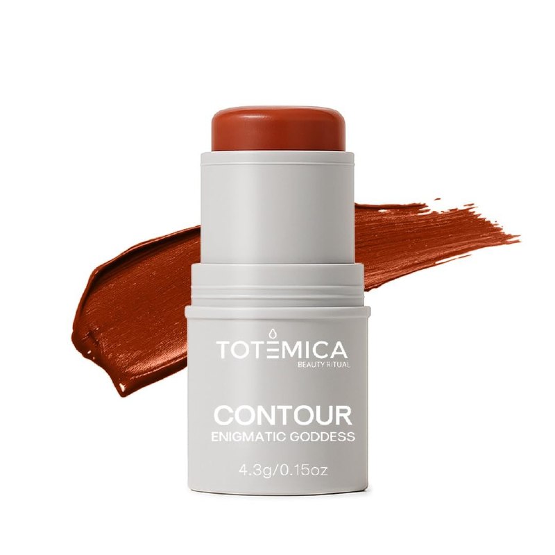 CONTORNO EN BARRA ACABADO MATE SUAVE TONO TINTO GLOW RITUAL CONTOUR TOTEMICA BEAUTY 4.3G
