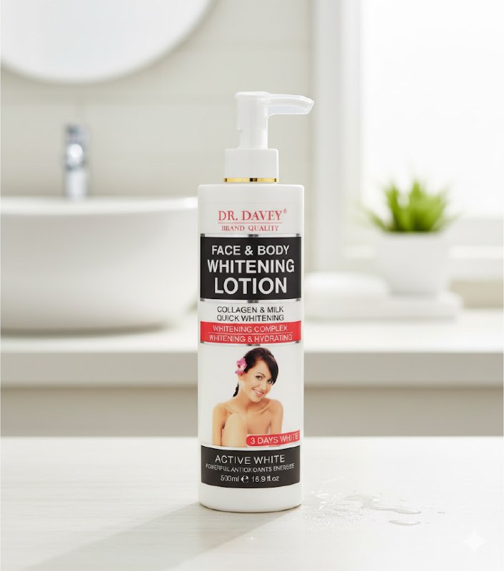 CREMA CORPORAL Y FACIAL HIDRATANTE E HIDRATANTE CON COLAGENO Y EXTRACTO DE LECHE DR. DAVEY 500ML