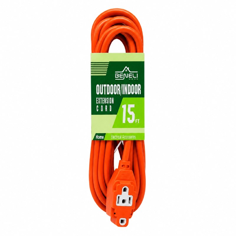 EXTENSIÓN ELÉCTRICA DE ALTA RESISTENCIA PARA INTERIORES Y EXTERIORES BENELI HOME OUTDOOR/INDOOR 457.2 CM
