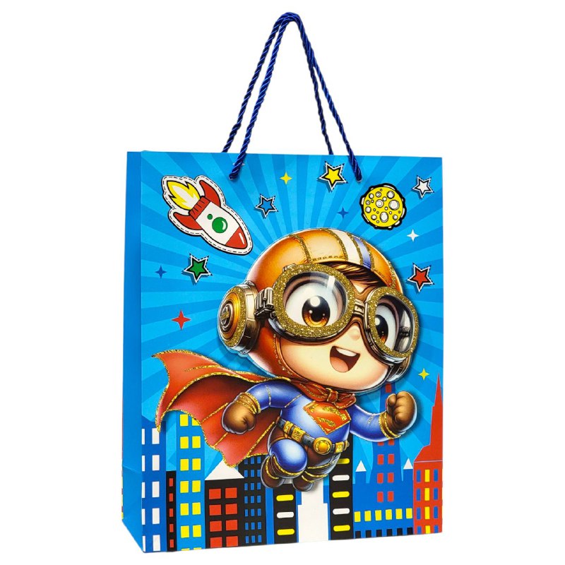 BOLSA DE REGALO MEDIANA 26X32X10CM